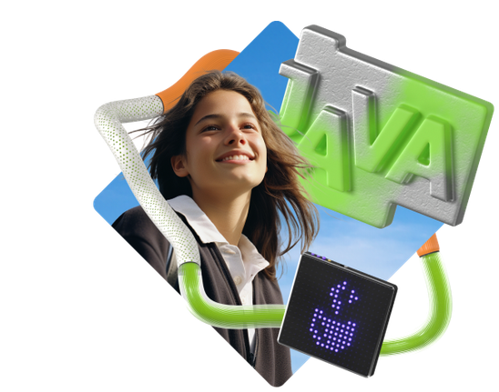 Лендинг для программы Веб-разработка на Java. Общее СПО
